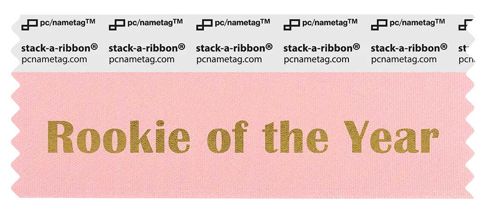 Funny Badge Ribbon Design Rookie Of The Year