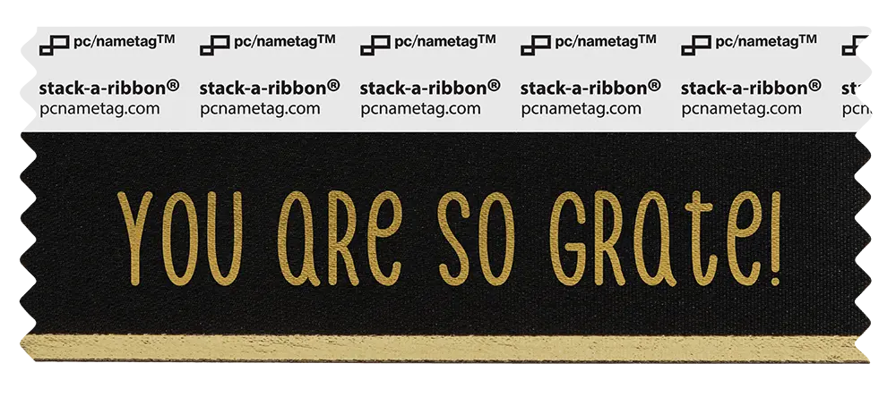 Holiday Cheese Badge Ribbon Design You Are So Grate