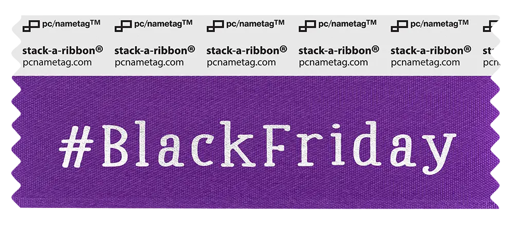 Winter Holiday Badge Ribbon Design #BlackFriday