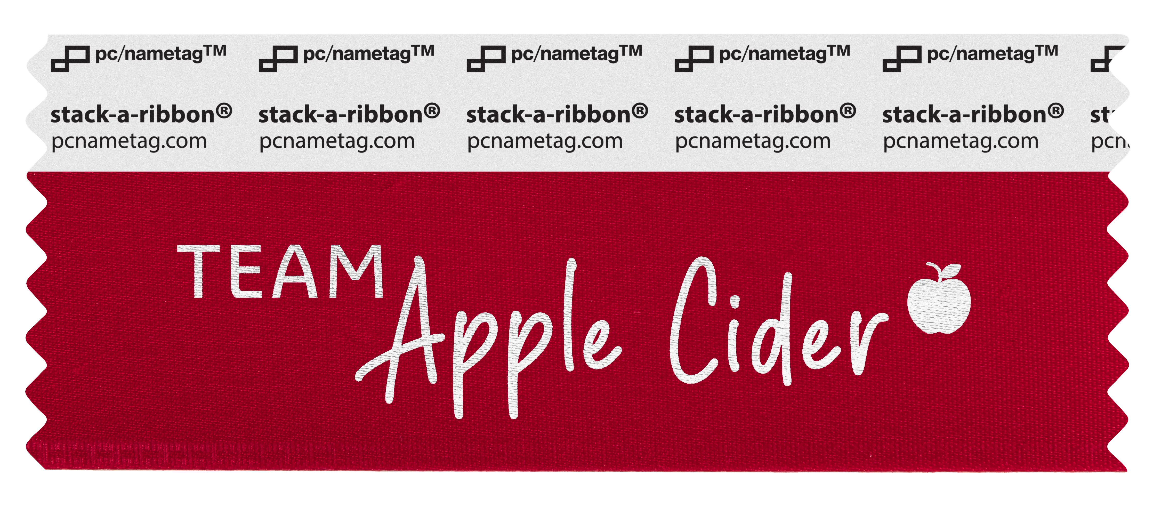 Seasons Fall Badge Ribbon Design Team Apple Cider