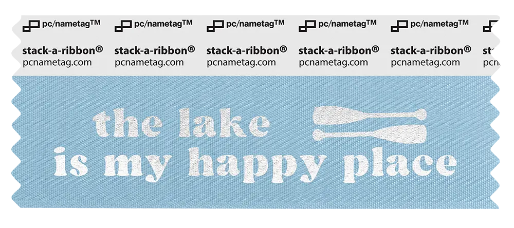 Seasons Summer Badge Ribbon Design Lake Is My Happy Place