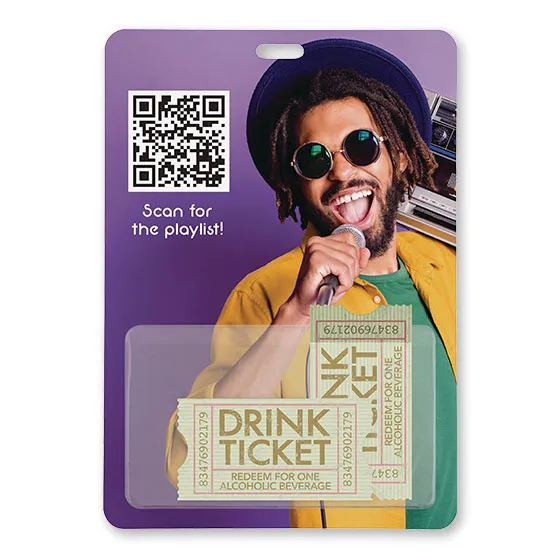 Premier Event Badge with Vinyl Pocket