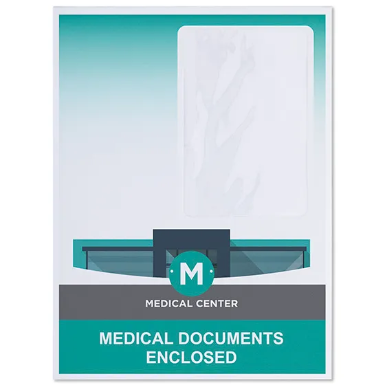 medical document envelope