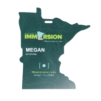 On-Site Registration Event Badge with Pocket for Name Tag
