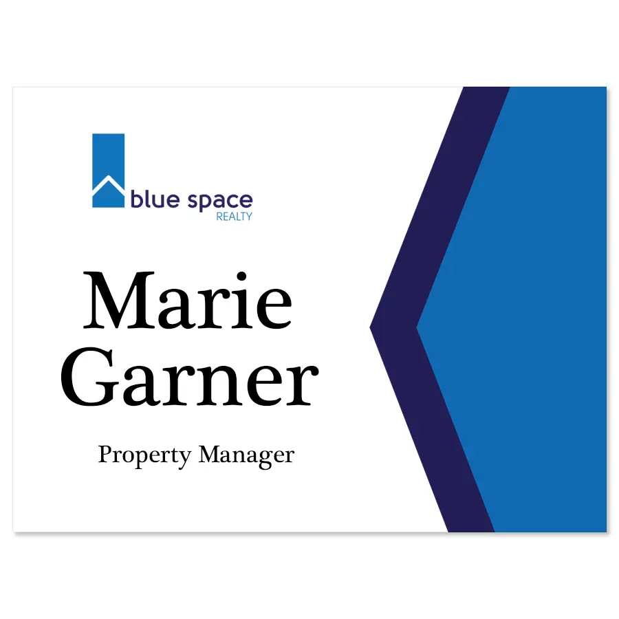 Shop a range of custom printed name tag inserts for events