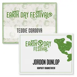 custom printed name tag inserts for events