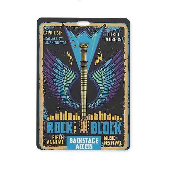 Rock Festival Backstage Pass
