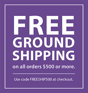 Free Ground Shipping on Orders of $500 or More
